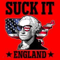 Funny George Washington Suck It England Santa Hat thumb 1