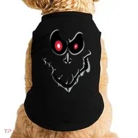 Funny Ghost Face Halloween Doggie Tank thumb 0
