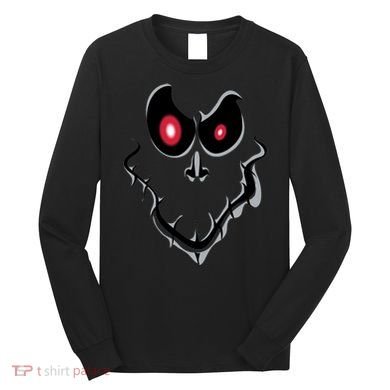 Funny Ghost Face Halloween Long Sleeve Shirt