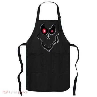Funny Ghost Face Halloween Apron