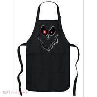 Funny Ghost Face Halloween Apron thumb 0