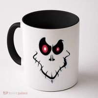 Funny Ghost Face Halloween Coffee Mug thumb 0