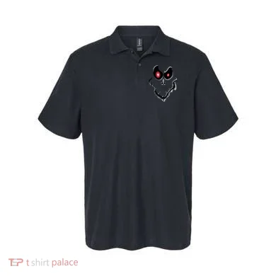 Funny Ghost Face Halloween Polo