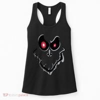 Funny Ghost Face Halloween Women's Tank Top thumb 0