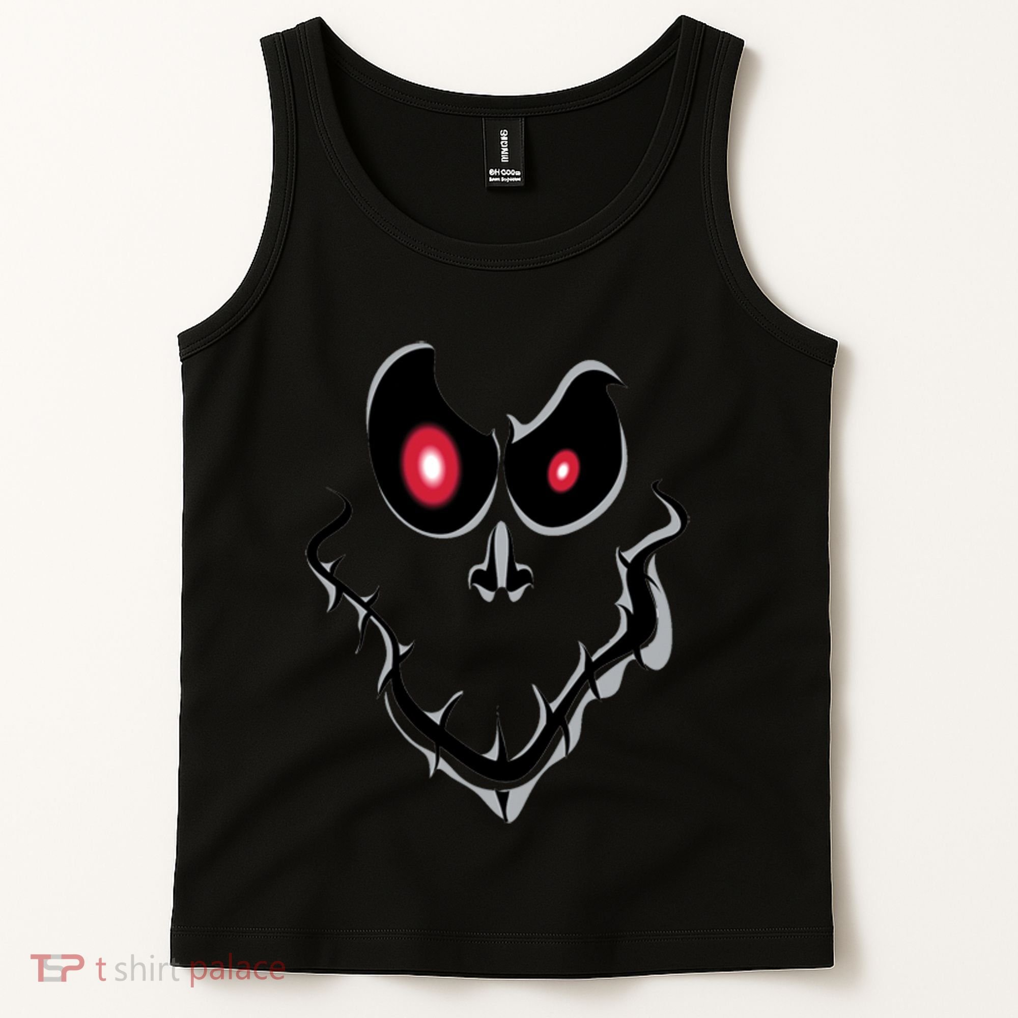 Funny Ghost Face Halloween Tank Top