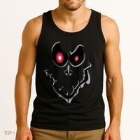 Funny Ghost Face Halloween Tank Top thumb 3