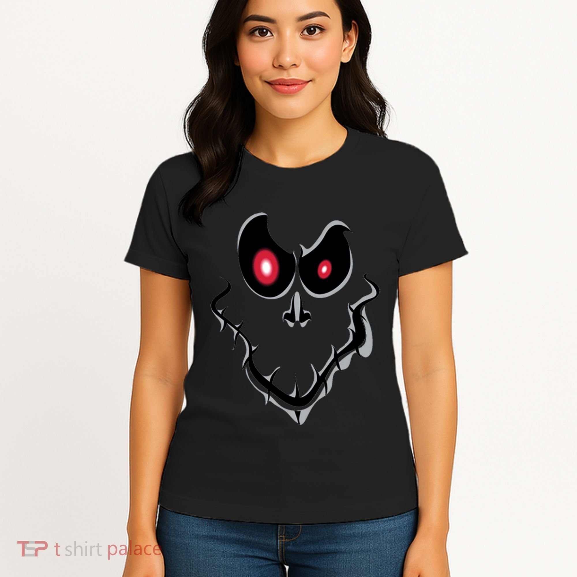Funny Ghost Face Halloween Women's T-Shirt