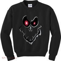Funny Ghost Face Halloween Kids Sweatshirt thumb 0