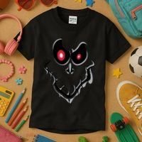 Funny Ghost Face Halloween Kids T-Shirt thumb 3