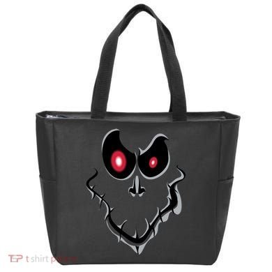 Funny Ghost Face Halloween Tote Bag