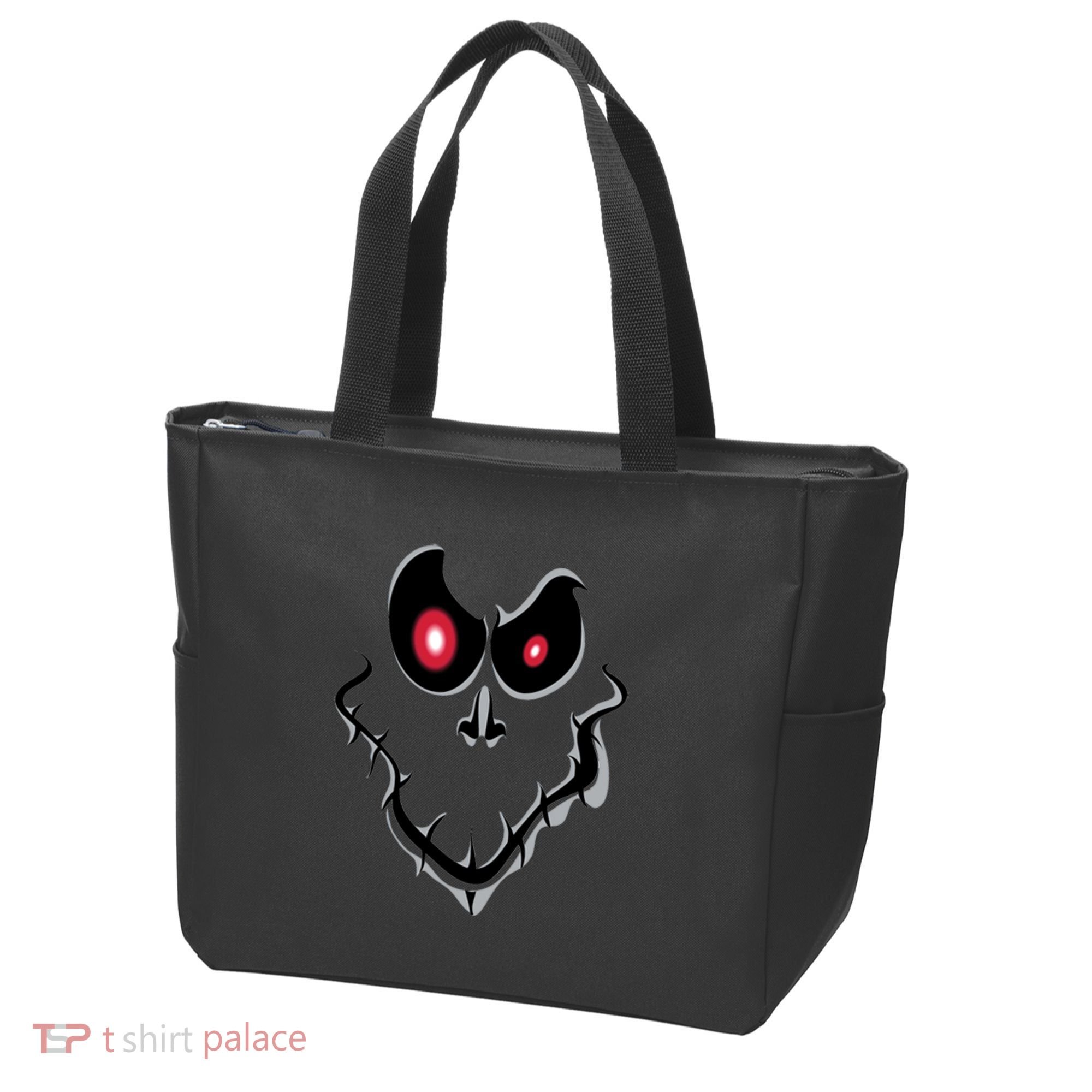 Funny Ghost Face Halloween Tote Bag