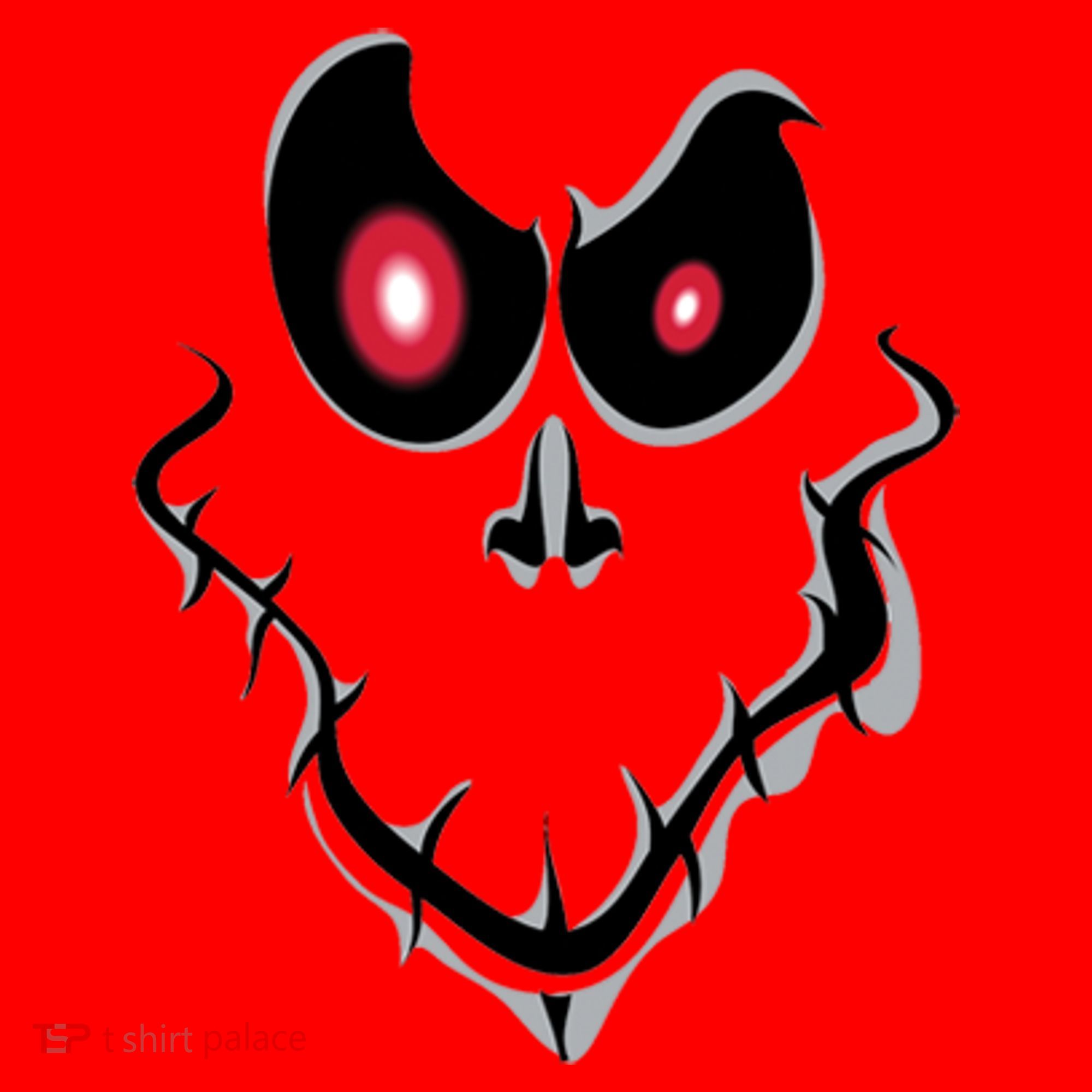 Funny Ghost Face Halloween Santa Hat