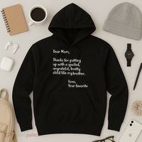 Funny Gift For Mothers Dear Mom (Brother) Hoodie thumb 3
