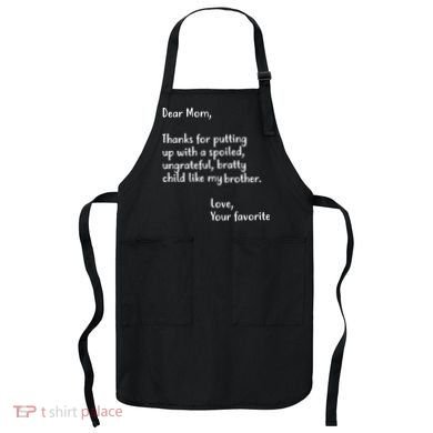 Funny Gift For Mothers Dear Mom (Brother) Apron