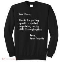 Funny Gift For Mothers Dear Mom (Brother) Sweatshirt thumb 0