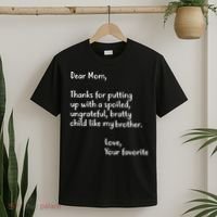 Funny Gift For Mothers Dear Mom (Brother) T-Shirt thumb 2