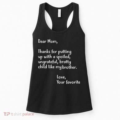 Funny Gift For Mothers Dear Mom (Brother) Women's Tank Top