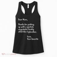 Funny Gift For Mothers Dear Mom (Brother) Women's Tank Top thumb 0