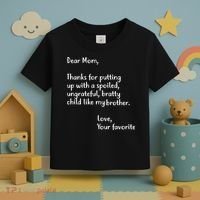 Funny Gift For Mothers Dear Mom (Brother) Toddler T-Shirt thumb 3