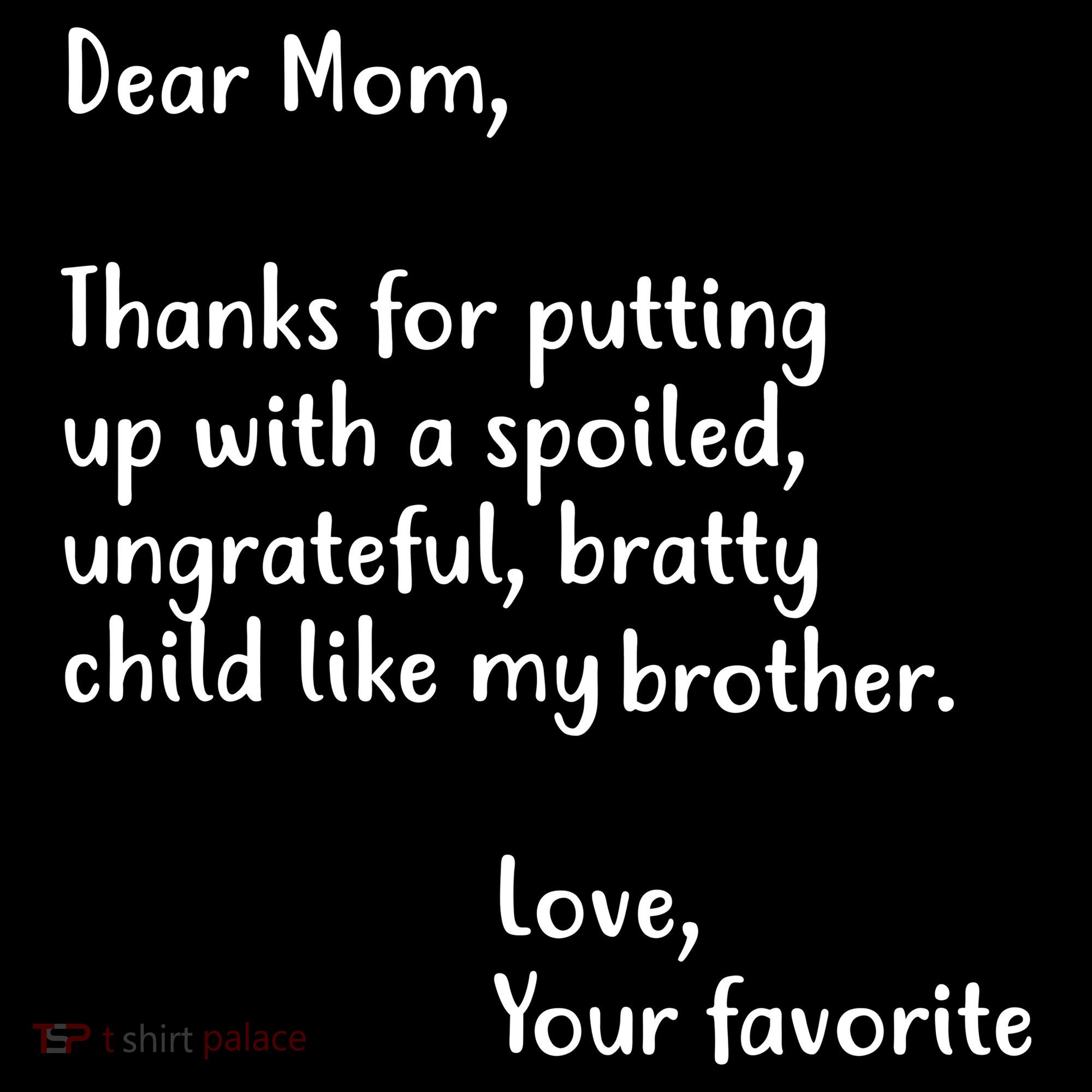Funny Gift For Mothers Dear Mom (Brother) Kids Sweatshirt