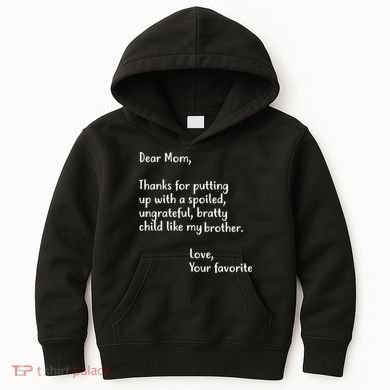 Funny Gift For Mothers Dear Mom (Brother) Kids Hoodie
