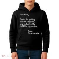 Funny Gift For Mothers Dear Mom (Brother) Kids Hoodie thumb 4