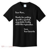Funny Gift For Mothers Dear Mom (Brother) Kids T-Shirt thumb 0