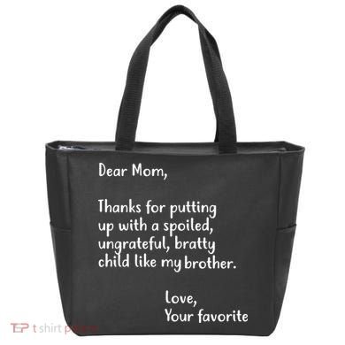 Funny Gift For Mothers Dear Mom (Brother) Tote Bag