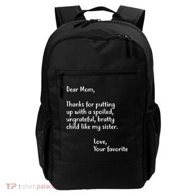 Funny Gift For Mothers Dear Mom (Sister) Backpack