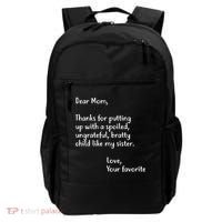 Funny Gift For Mothers Dear Mom (Sister) Backpack thumb 0