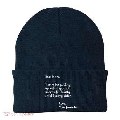 Funny Gift For Mothers Dear Mom (Sister) Beanie