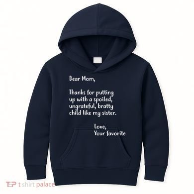 Funny Gift For Mothers Dear Mom (Sister) Kids Hoodie