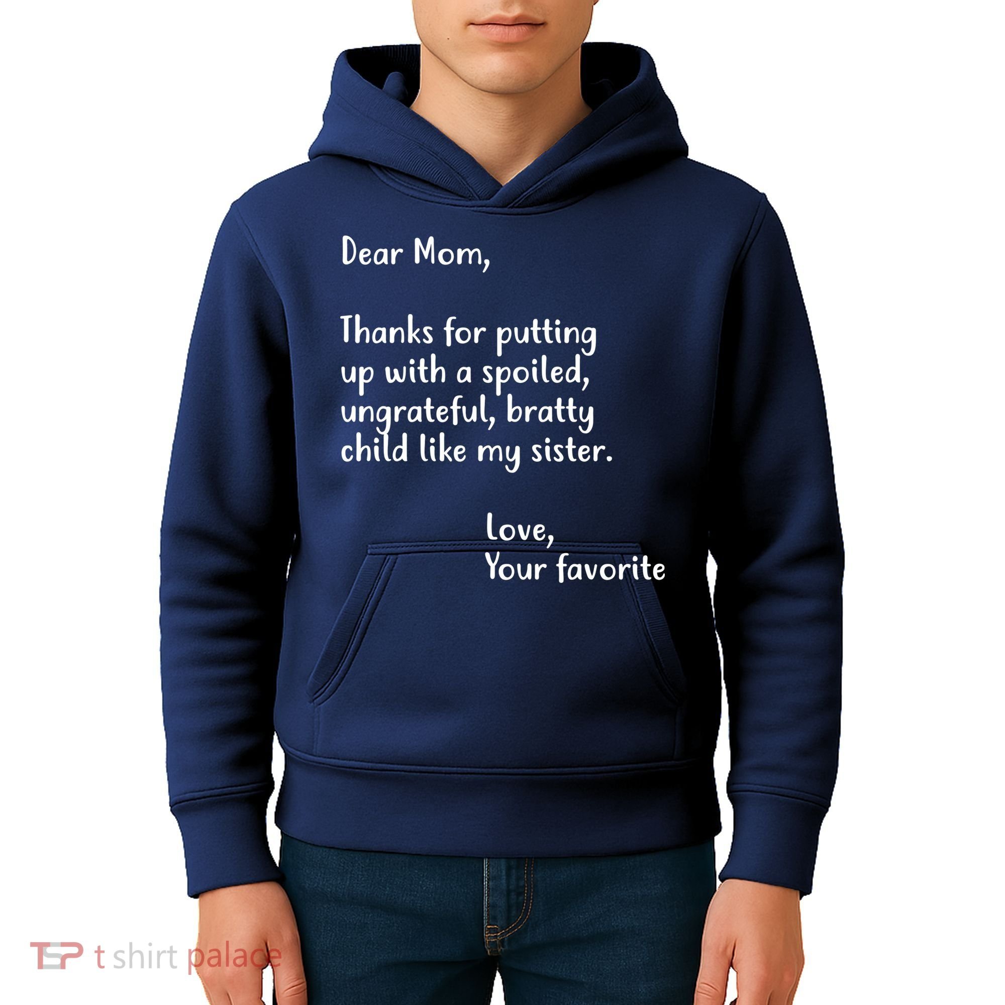 Funny Gift For Mothers Dear Mom (Sister) Kids Hoodie