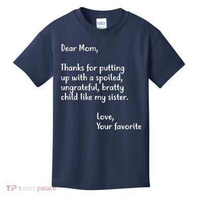 Funny Gift For Mothers Dear Mom (Sister) Kids T-Shirt
