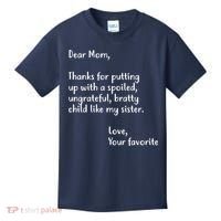 Funny Gift For Mothers Dear Mom (Sister) Kids T-Shirt thumb 0