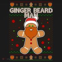 Funny Ginger Beard Man Ugly Christmas Sweater Doggie Tank thumb 4