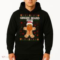 Funny Ginger Beard Man Ugly Christmas Sweater Hoodie thumb 2