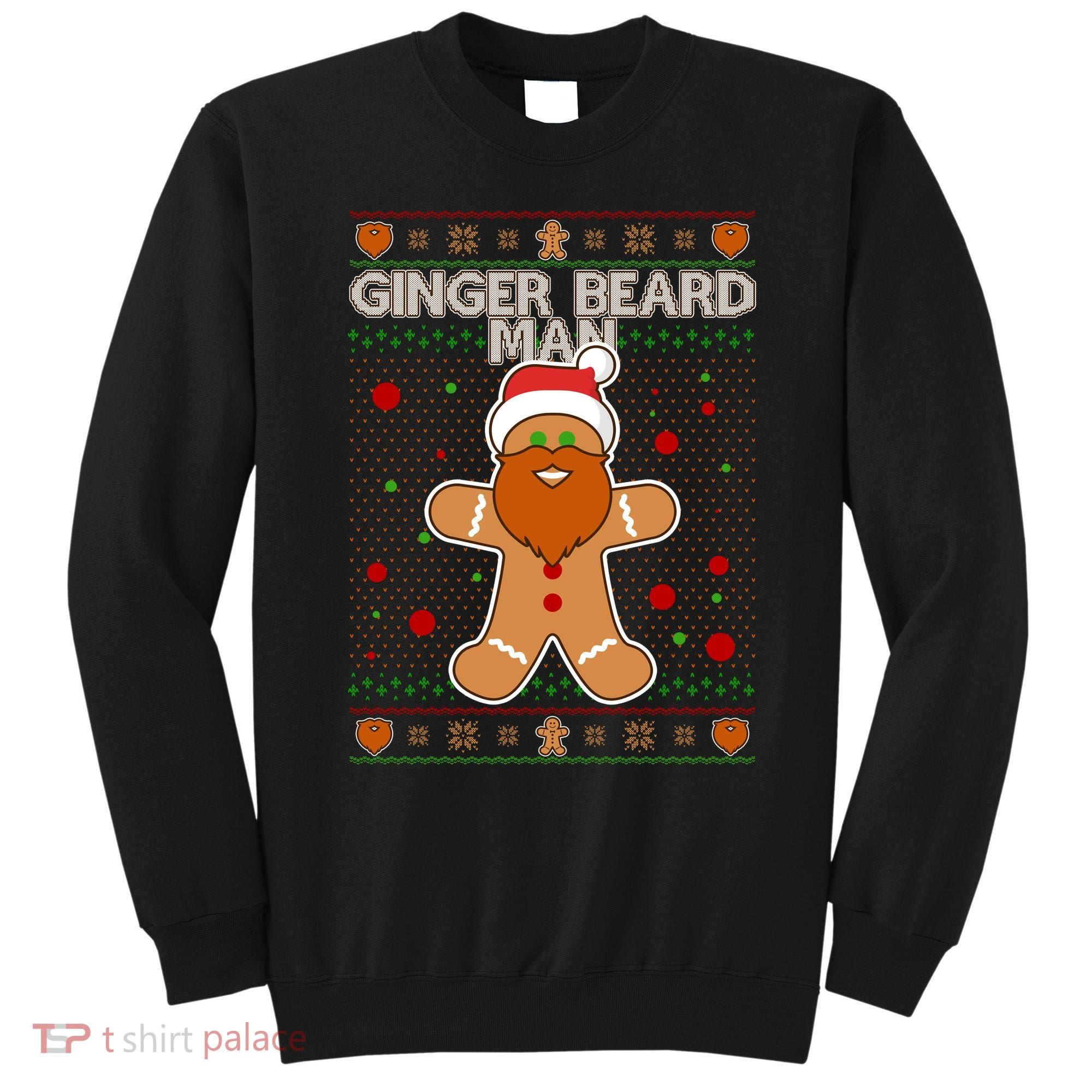 Funny Ginger Beard Man Ugly Christmas Sweater Sweatshirt