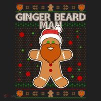 Funny Ginger Beard Man Ugly Christmas Sweater Tumbler thumb 3