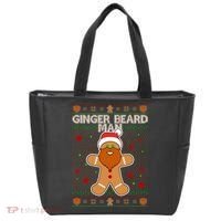 Funny Ginger Beard Man Ugly Christmas Sweater Tote Bag thumb 0