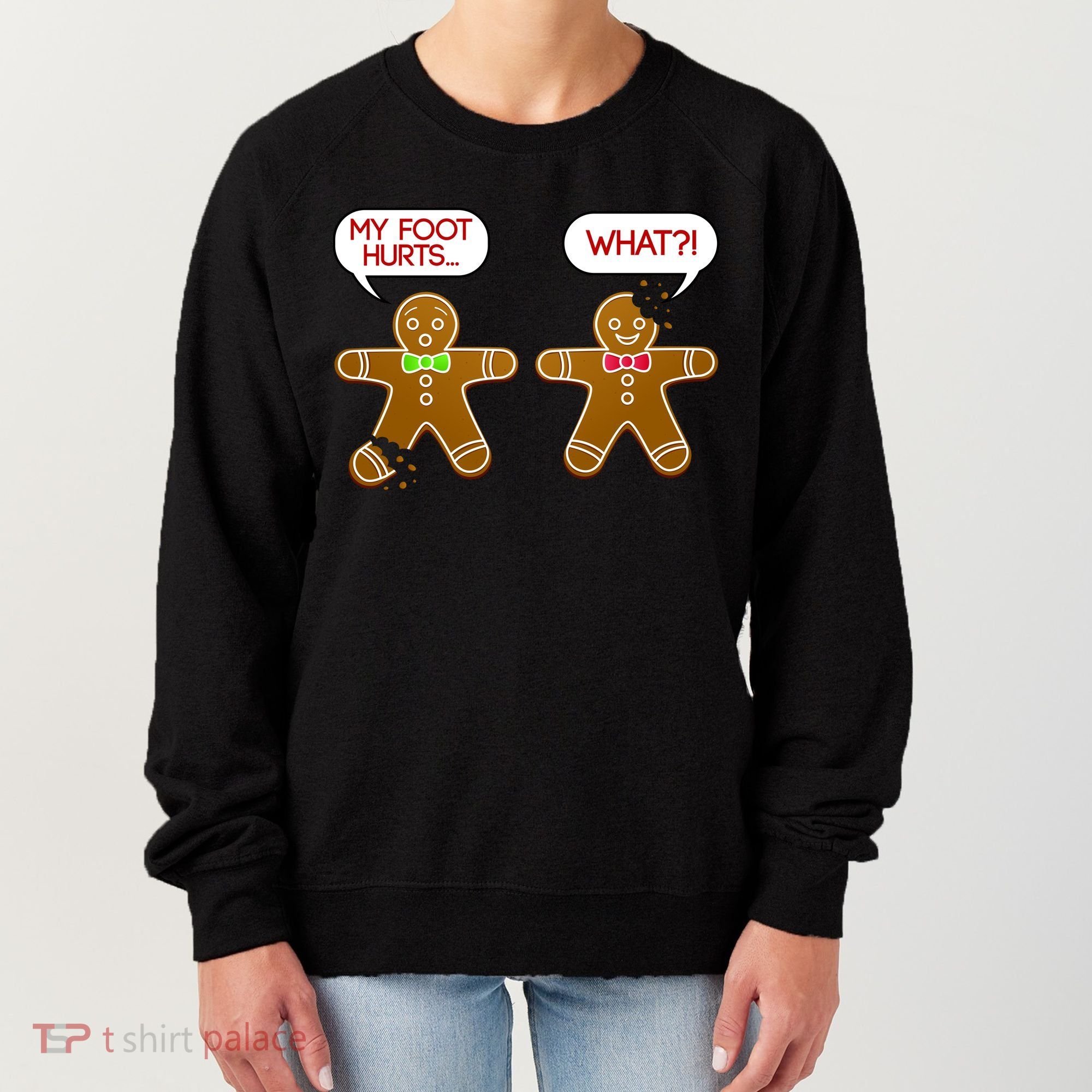 Funny Gingerbread Christmas Women's Sweatshirt