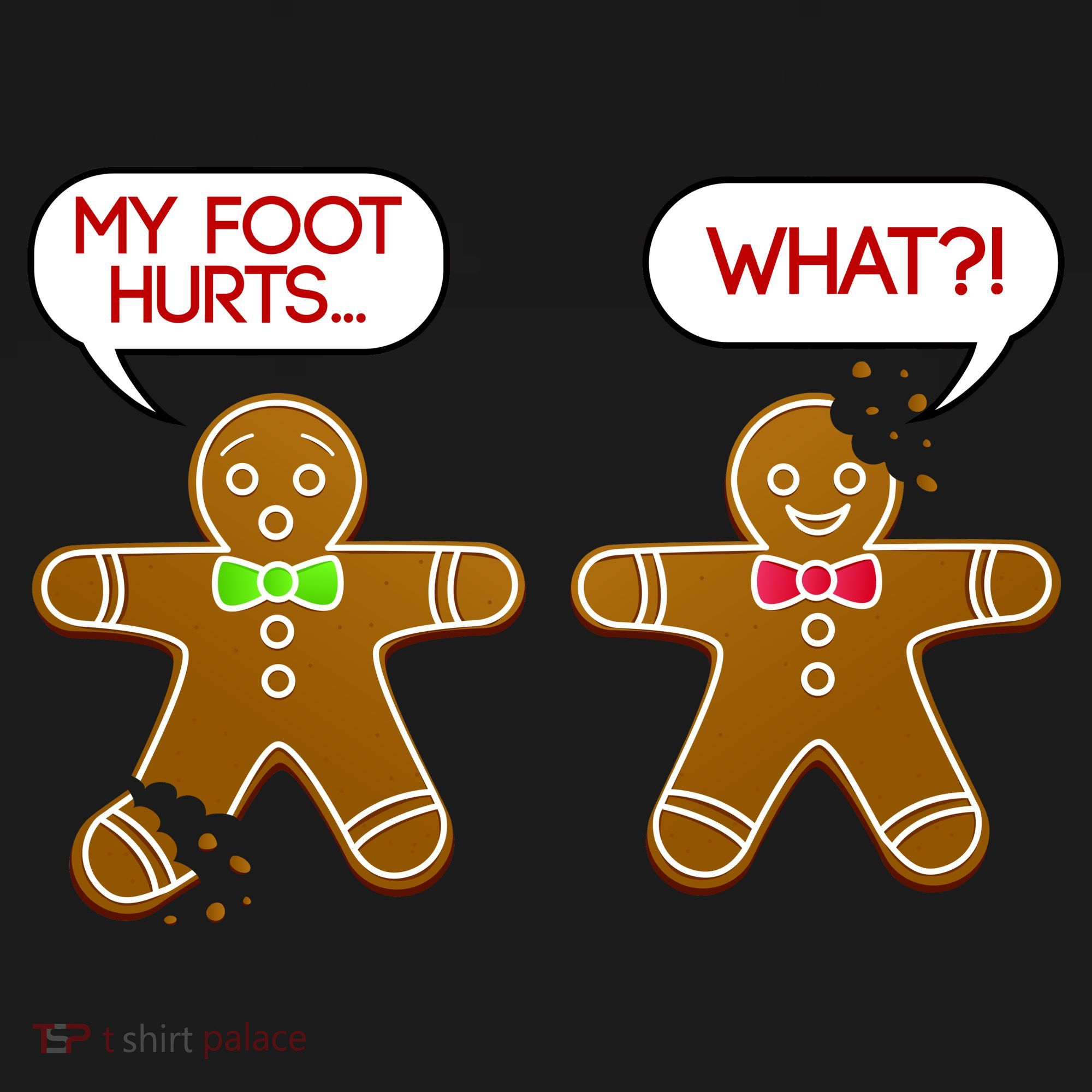 Funny Gingerbread Christmas Backpack