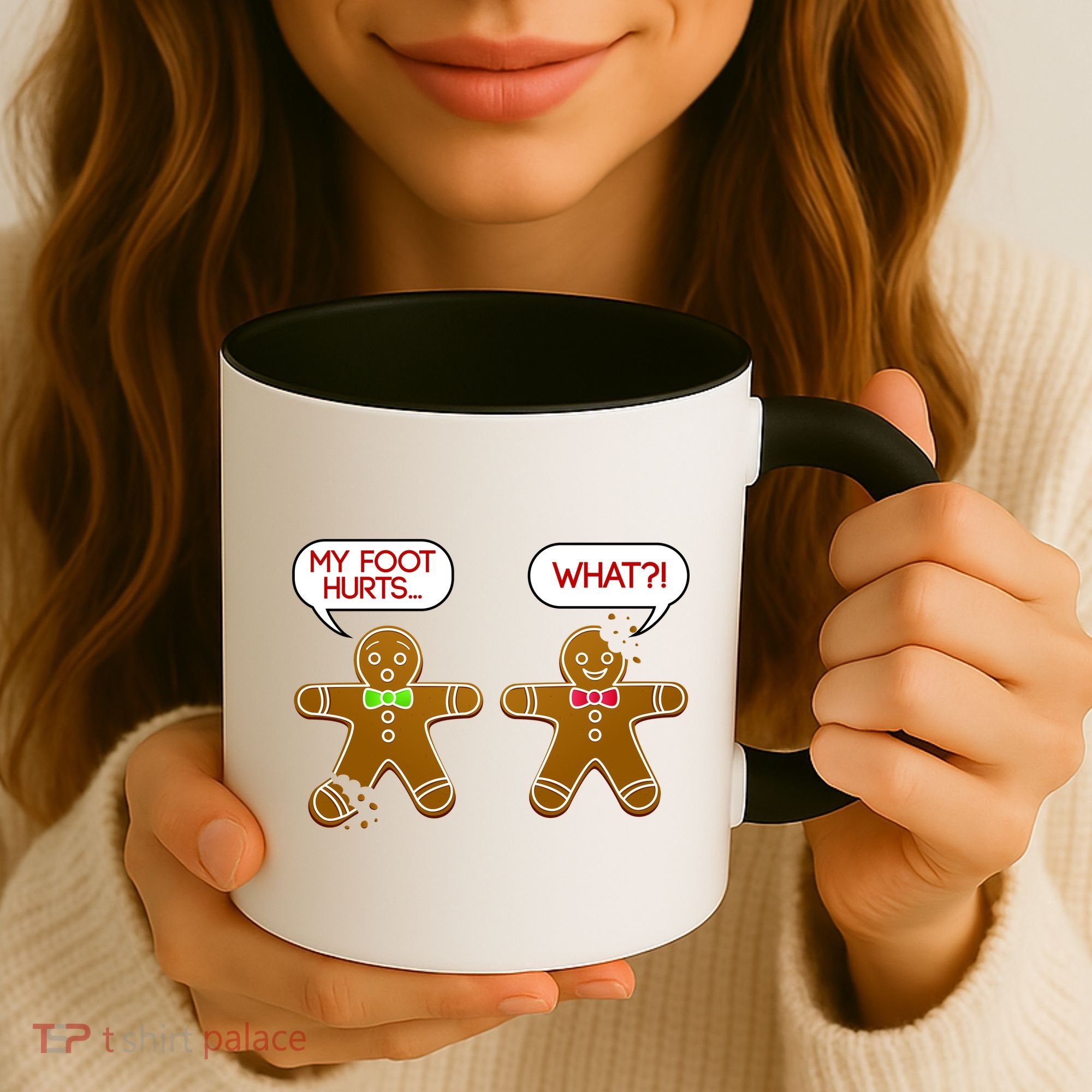 Funny Gingerbread Christmas Coffee Mug