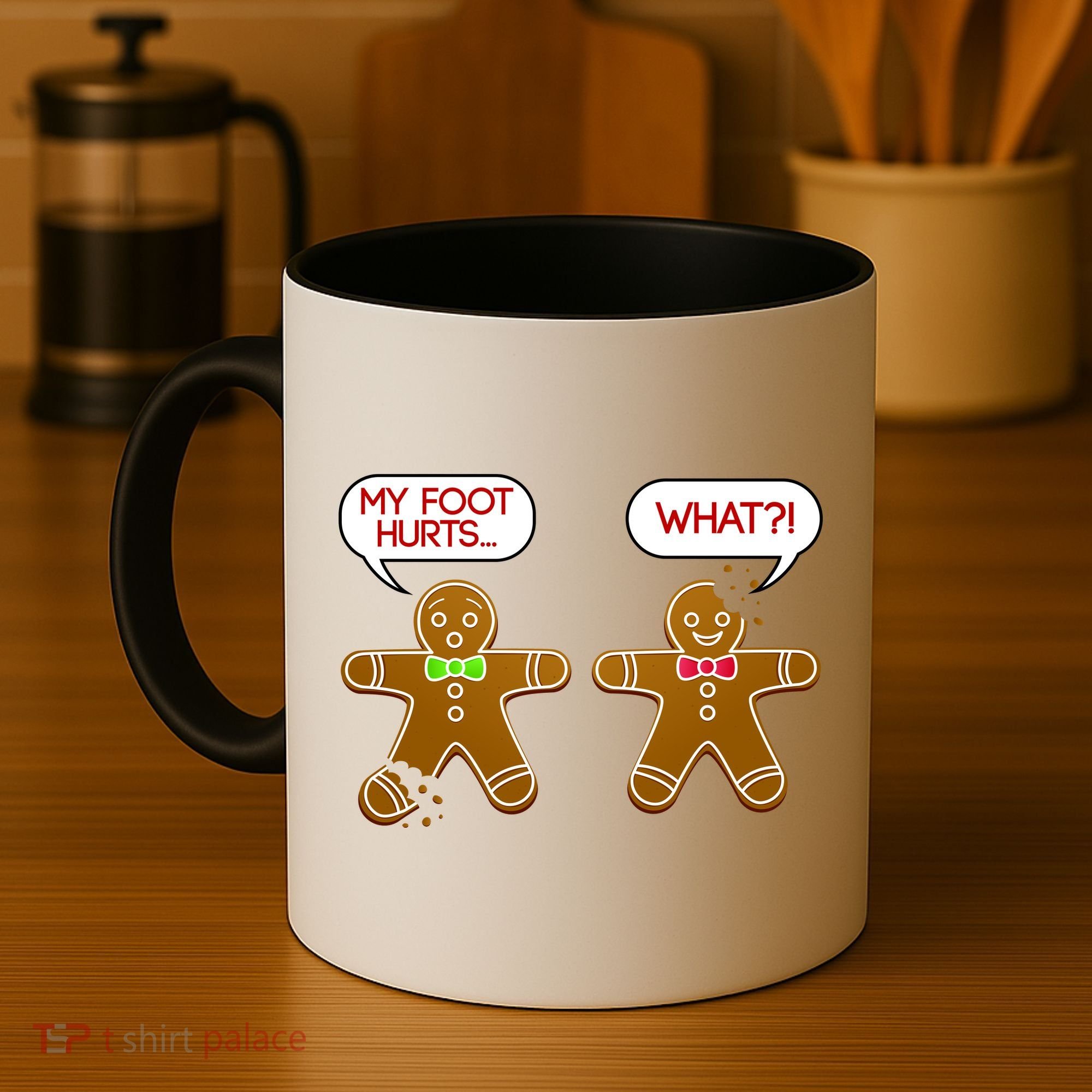 Funny Gingerbread Christmas Coffee Mug
