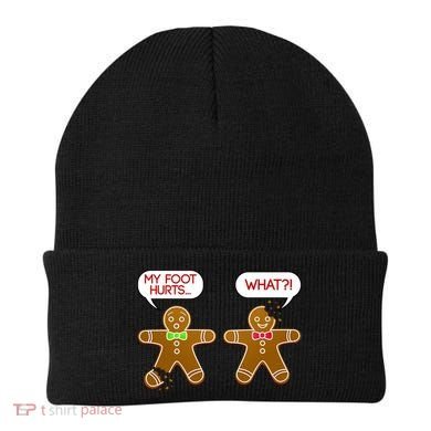 Funny Gingerbread Christmas Beanie