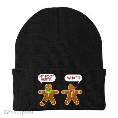 Funny Gingerbread Christmas Beanie