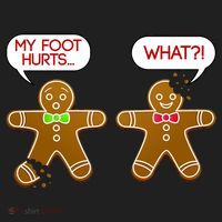 Funny Gingerbread Christmas Beanie thumb 2
