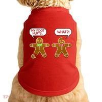 Funny Gingerbread Christmas Doggie Tank thumb 0