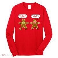Funny Gingerbread Christmas Long Sleeve Shirt thumb 0