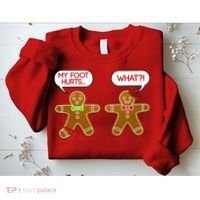 Funny Gingerbread Christmas Sweatshirt thumb 2